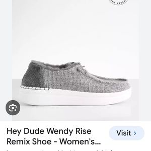 Hey dude Wendy rise grey remix size 8